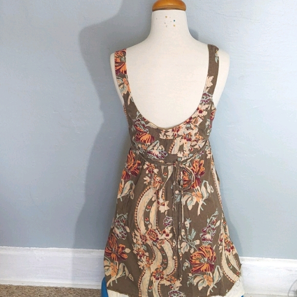Free People dress floral empire waist 10 - Picture 2 of 13